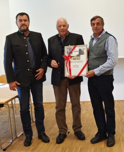 ZAP- Obmann Ing. Andreas Hllbacher mit R Franz Imlauer und Anton Renn